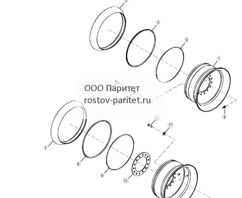 Колесо, разъемный обод 10 X 24 дюйма - ST767658 1.jpg